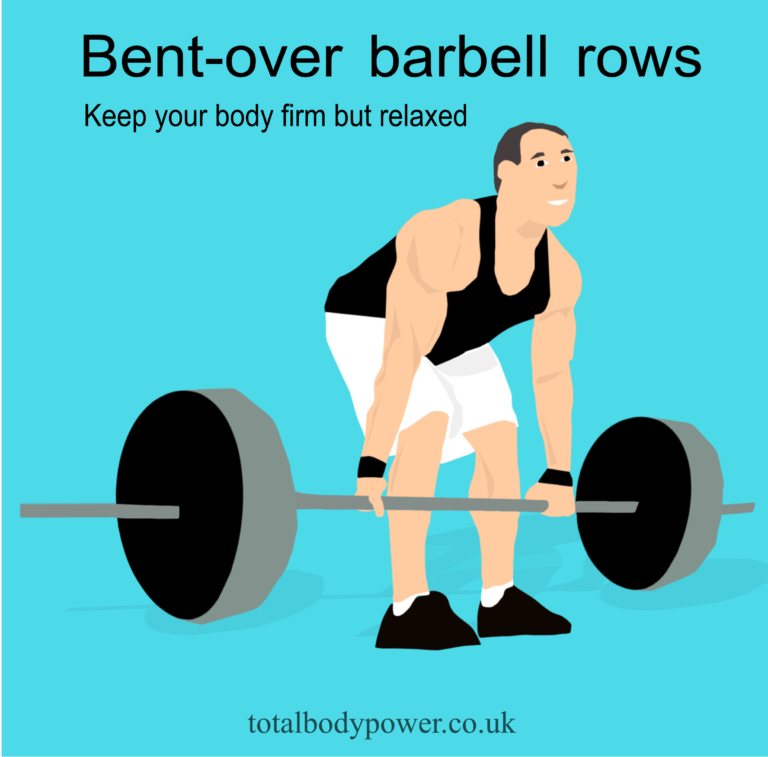 How to do Bent-over-barbell-rows